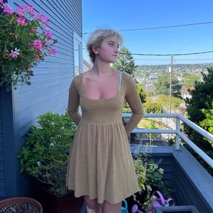 Sparkly Golden Free People Dress